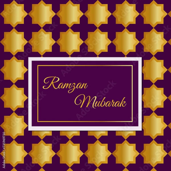 Obraz Ramzan mubarak illustration