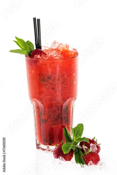 Obraz strawberry mojito