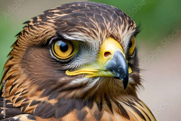 Fototapeta close up of a eagle.