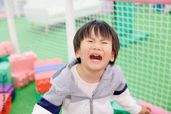 Obraz 泣いている男の子