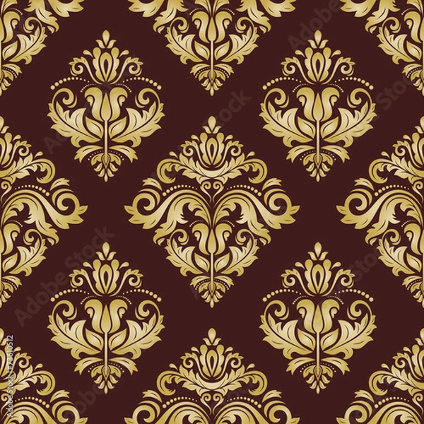 Fototapeta Orient Seamless Vector Pattern. Abstract Background