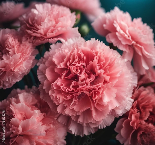 Obraz ピンクのカーネーション