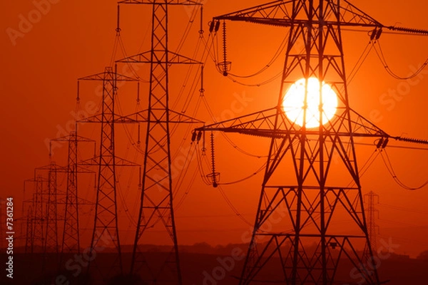 Fototapeta moc słońca