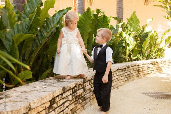 Obraz Children walking