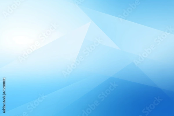 Fototapeta 青の背景、シンプル、幾何学模様、ポリゴン、ビジネス