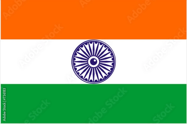 Obraz indian flag