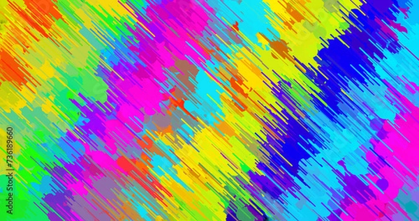 Obraz abstract colorful background with splashes