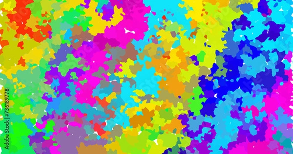 Obraz abstract colorful background with splashes