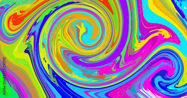 Obraz abstract colorful background with circles