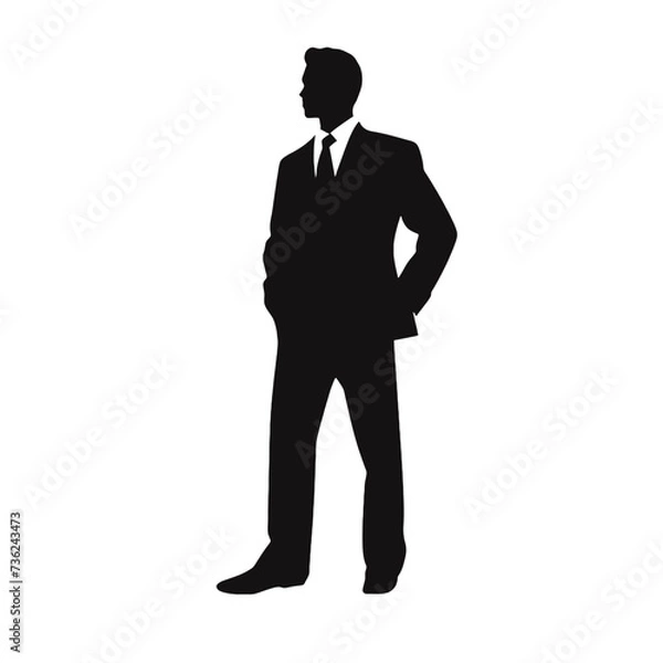 Obraz business people silhouette 