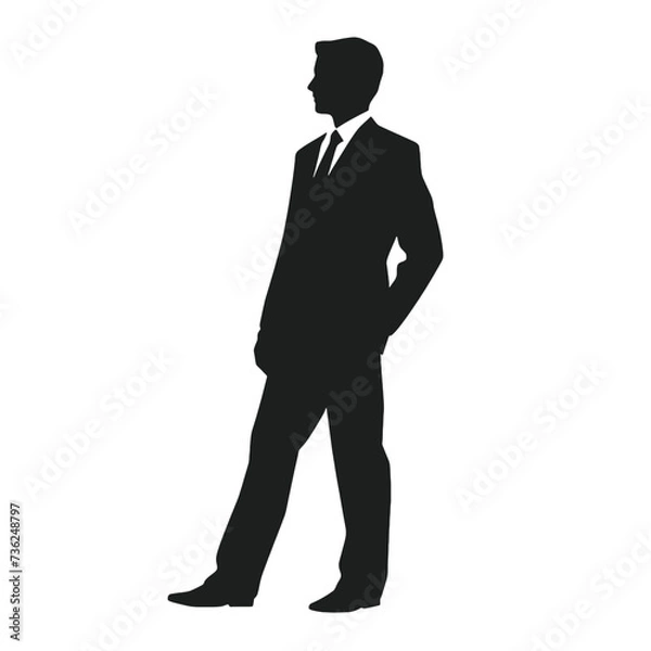 Obraz business people silhouette 