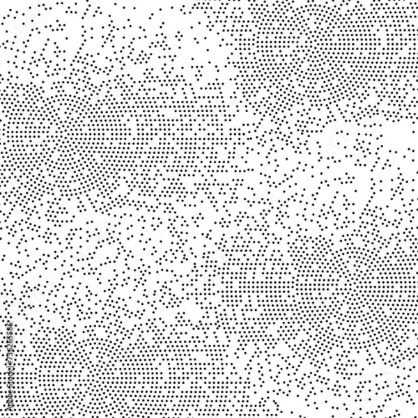 Fototapeta Abstract circular halftone pattern background. Vector Format 