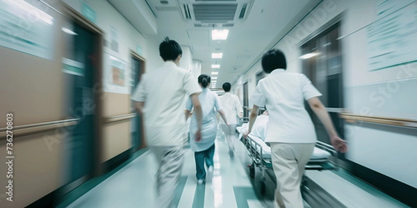 Obraz 救命救急でストレッチャーで運ばれるシーン