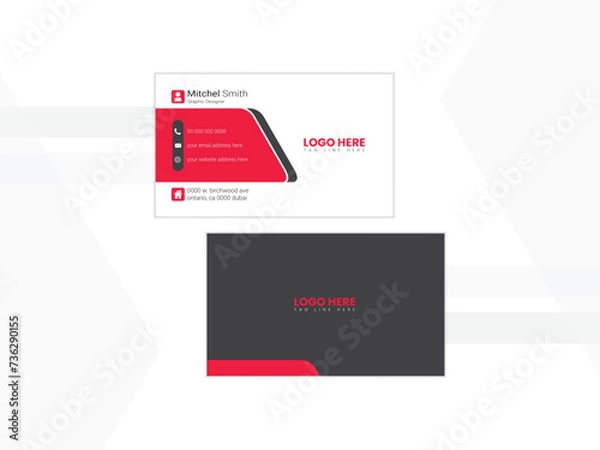 Obraz Professional business card Template