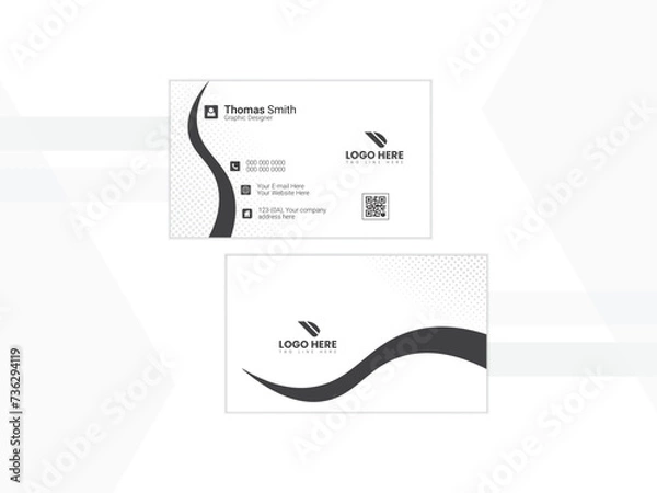 Fototapeta Professional business card Template