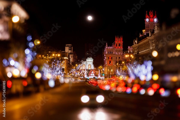 Obraz Madrid at Christmas