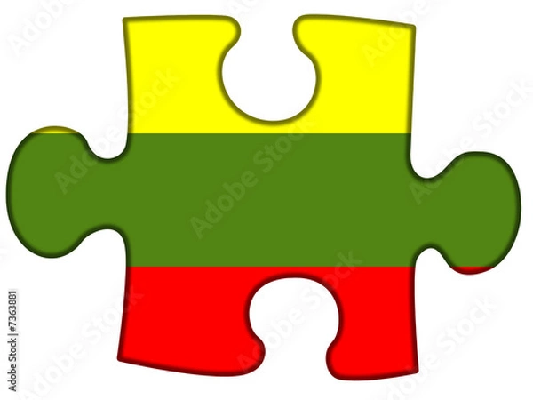 Fototapeta Puzzle Litauen