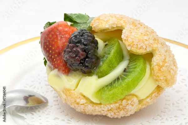 Fototapeta Fanciful shell cake