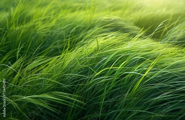 Obraz natural green grass in springtime