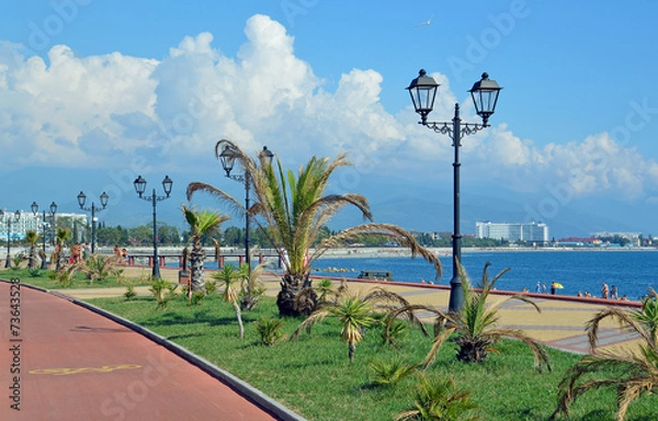 Obraz Набережная в Олимпийском парке Сочи. Фрагмент