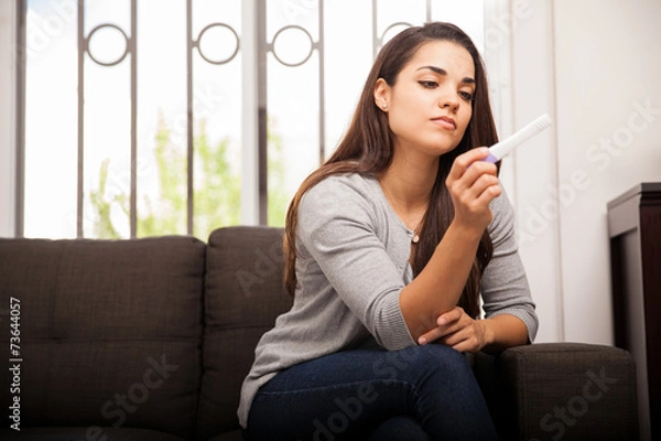 Obraz Pregnancy test at home