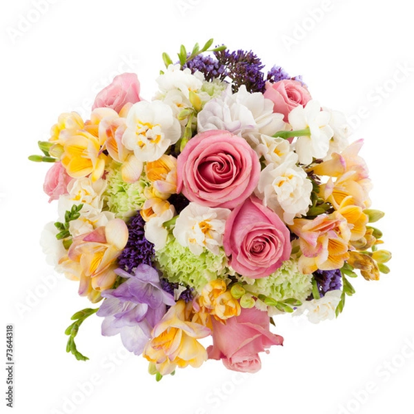 Obraz Pastelowe kolory bukiet