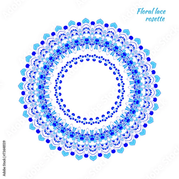 Obraz lacy pattern of flowers