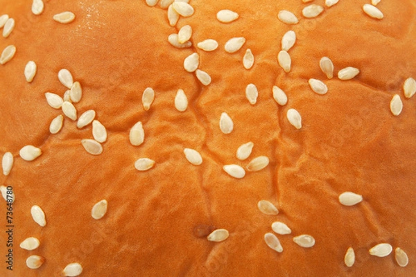 Obraz Background of sesame on bread