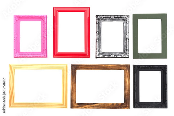 Fototapeta Frame isolated on white background