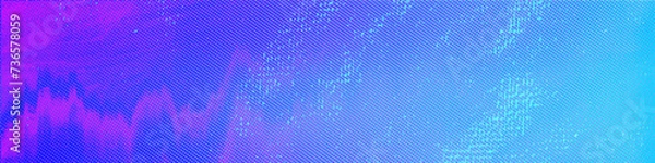 Fototapeta Blue panorama background. Simple design backdrop for banners, posters, ad, and various design works