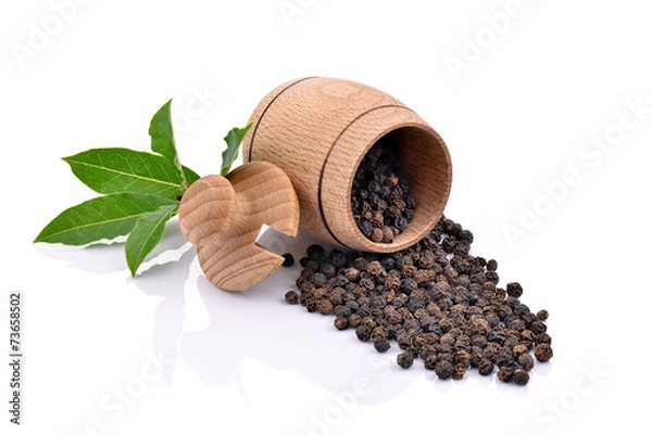 Obraz Rozsypany pieprz czarny