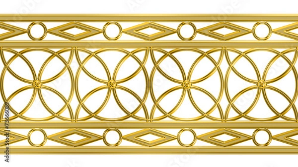Obraz gold pattern