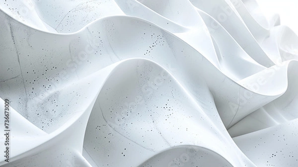 Fototapeta background with white wave building facade