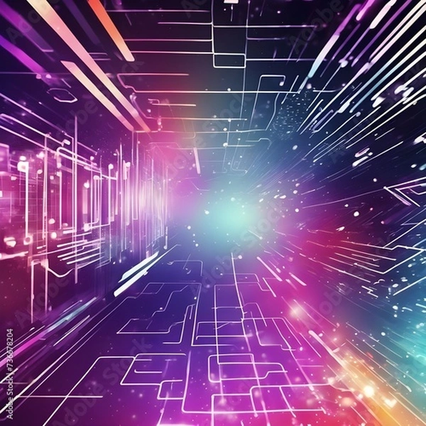 Obraz technology background