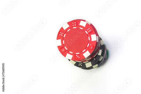 Fototapeta Chipstapel