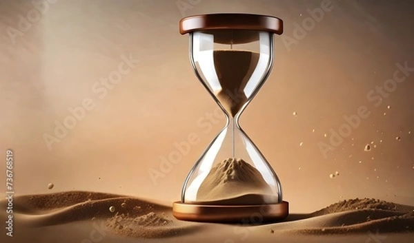 Obraz hourglass on the sand