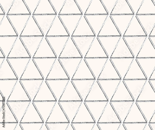 Obraz triangle technology lines seamless pattern