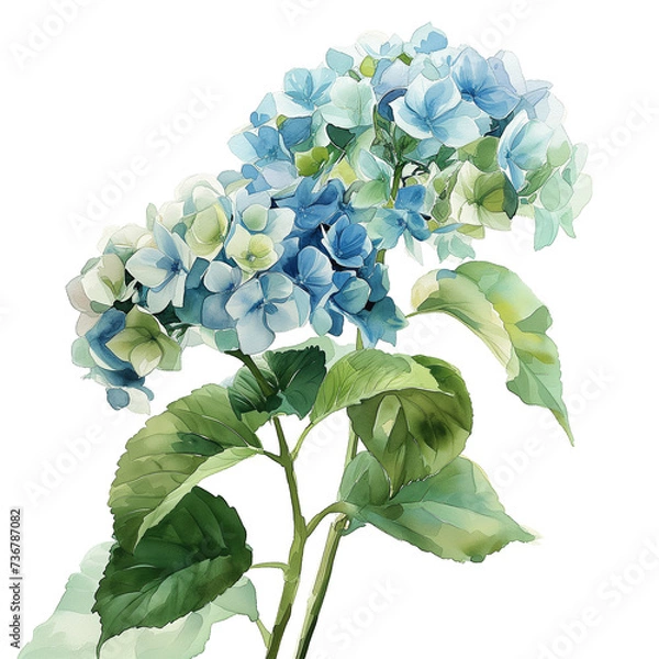 Obraz 紫陽花の水彩画