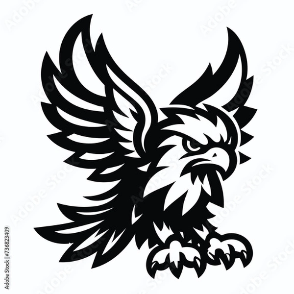 Obraz eagle tattoo design