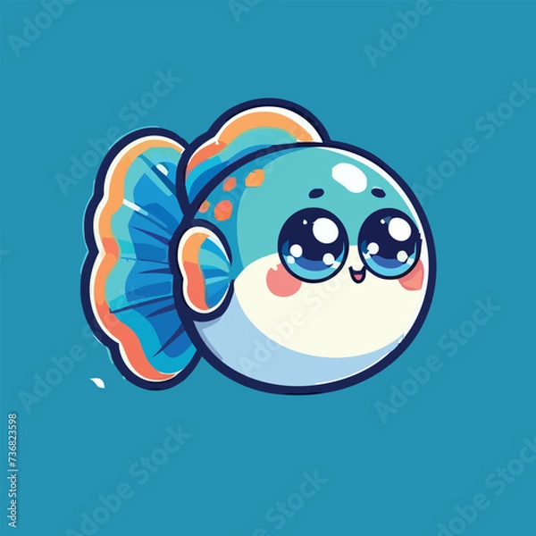 Obraz fish cartoon