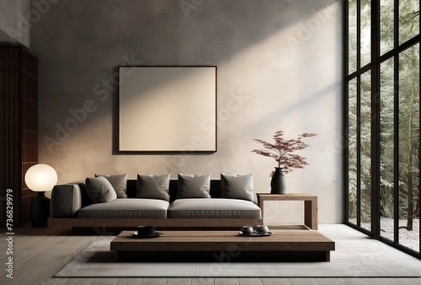 Fototapeta ideas for kitchen space including chairs, washing place, tap, lamp, chairs, kitchen cupboards, dining table that are simple and minimalist but still give a clean and elegant impression.