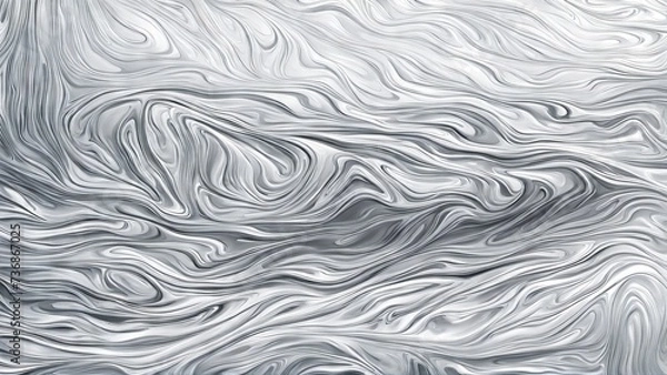 Fototapeta Silver Abstract Oil Paint Texture Art 