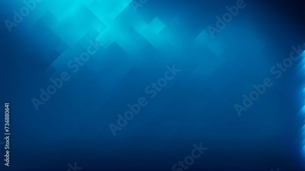 Obraz Geometric Blue Prism Minimalism Futuristic Background 