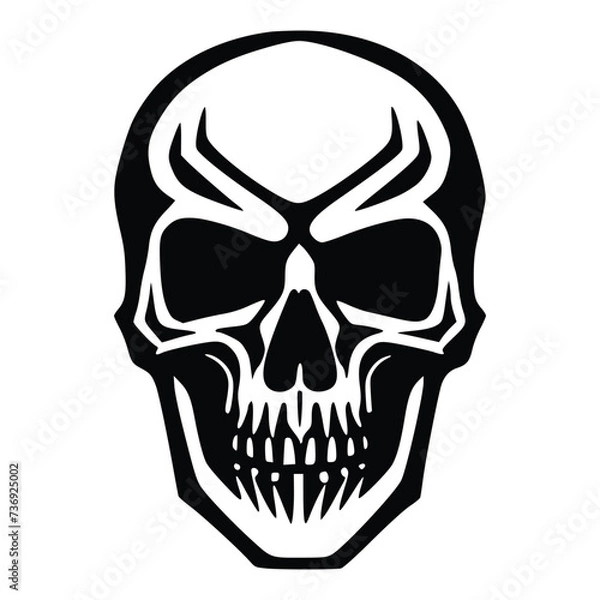 Fototapeta skull and crossbones