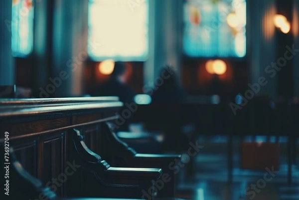 Obraz background. litigation, indictment and trial. blurred.