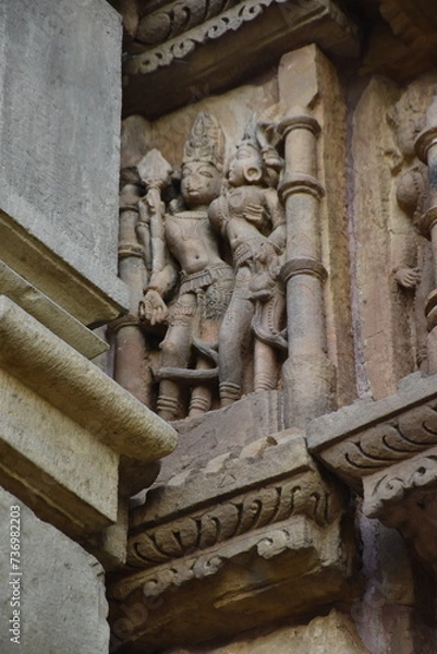 Fototapeta Dulhadev temple architecture at Khajuraho in INia