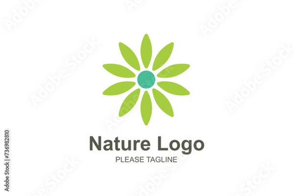 Obraz Nature Logo Based Abstract Creative Geometric