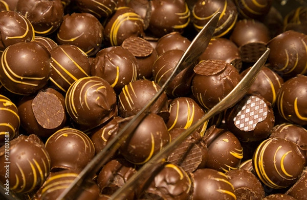 Obraz Belgian chocolates, Bruges, Belgium