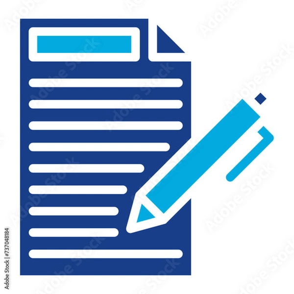 Fototapeta Write To Us icon vector image. Can be used for Contact Us.