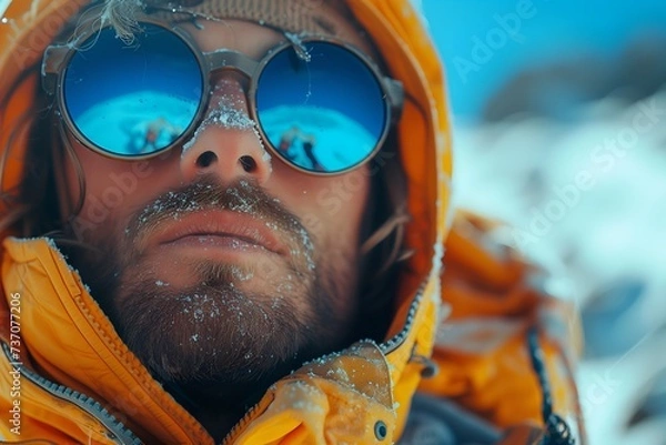 Obraz portrait of a person in sunglasses